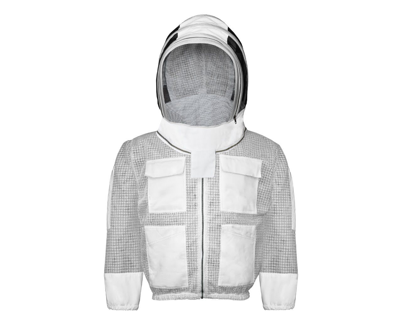Three layer white jacket