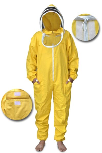 Yellow Cotton Bee Suit