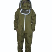 Olive Green Cotton Bee Suit