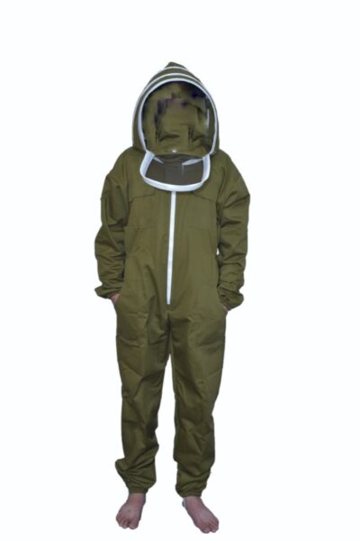 Olive Green Cotton Bee Suit