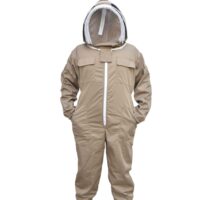 Beige Cotton Bee Suit