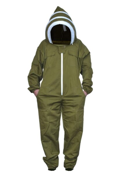 Olive Green Cotton Bee Suit - Image 2