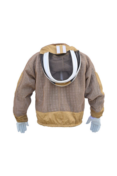 Khaki 3 Layer Bee Jacket With Fencing Veil - Image 5