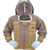 Khaki 3 Layer Bee Jacket With Fencing Veil