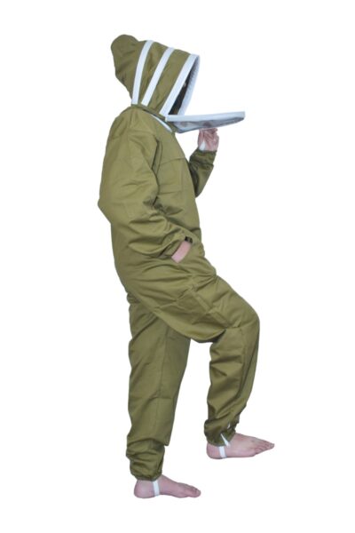 Olive Green Cotton Bee Suit - Image 4