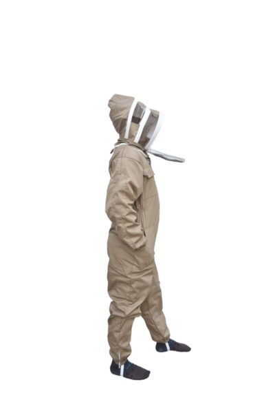 Beige Cotton Bee Suit - Image 4