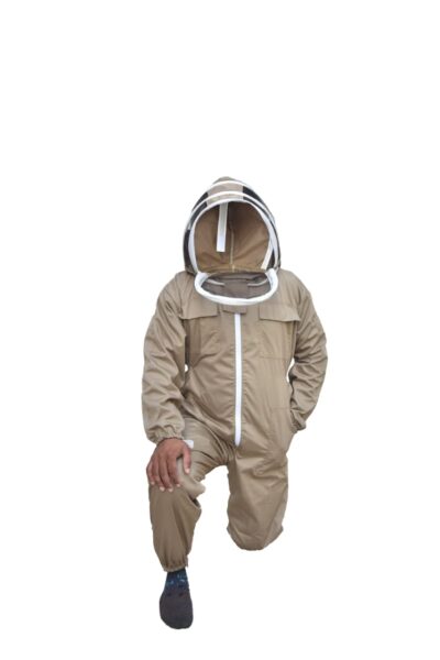 Beige Cotton Bee Suit - Image 5