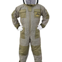 Olive Green 3 Layer Bee Suit With Fencing Veil