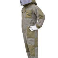Olive Green 3 Layer Bee Suit With Round Veil