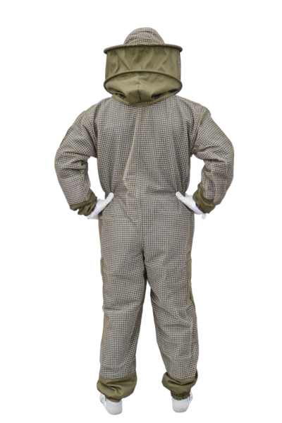 Olive Green 3 Layer Bee Suit With Fencing Veil - Image 2