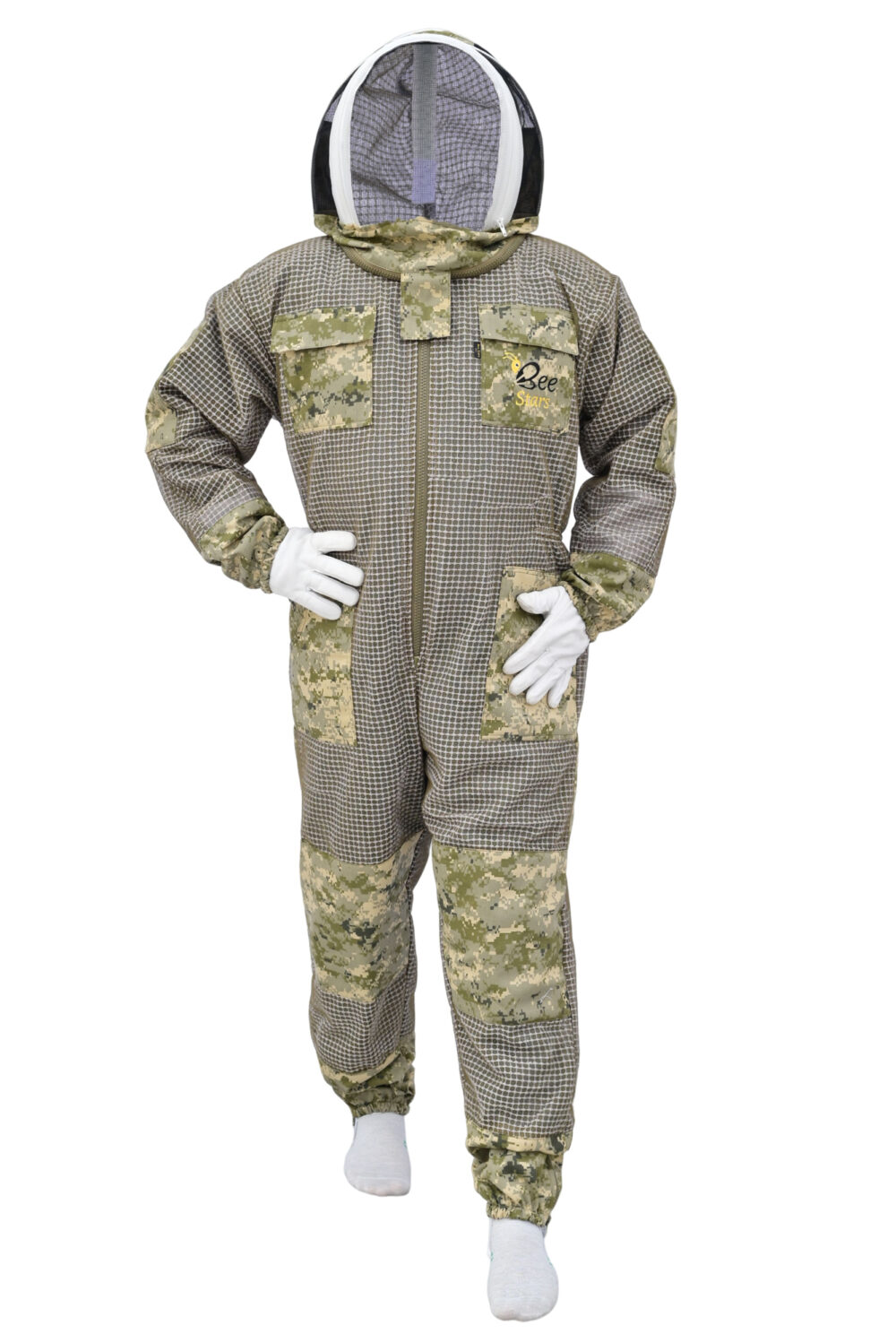 Camu Green 3 Layer Bee Suit With Fencing Veil