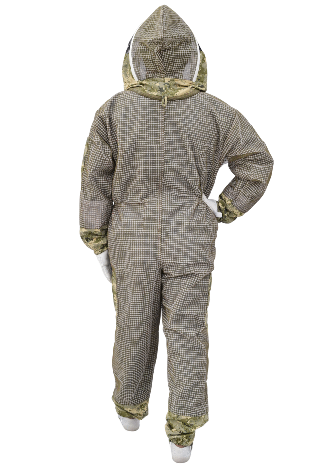 Camu Green 3 Layer Bee Suit With Fencing Veil - Image 3