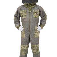 Camu Green 3 Layer Bee Suit With Round Veil